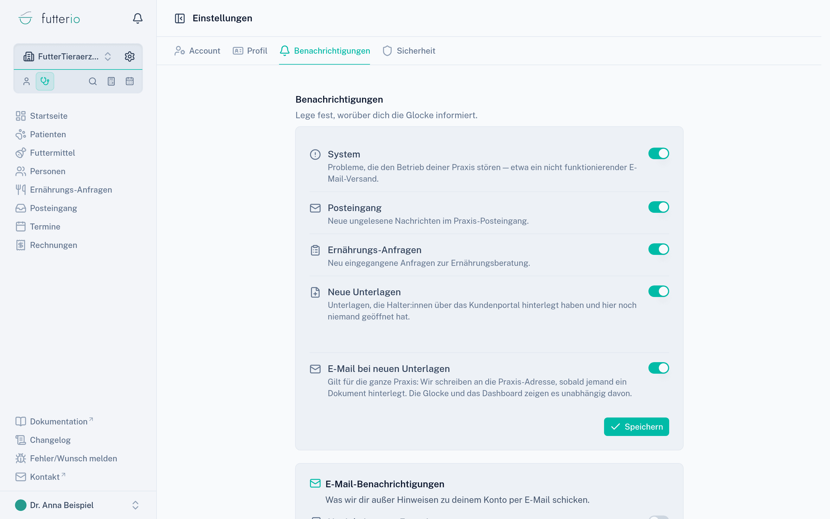 Der Reiter Benachrichtigungen